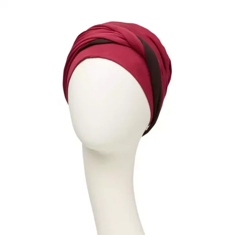 Shakti Turban | Red Bud : Chocolate _01