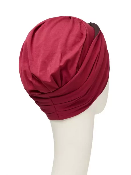 Shakti Turban | Red Bud : Chocolate _02