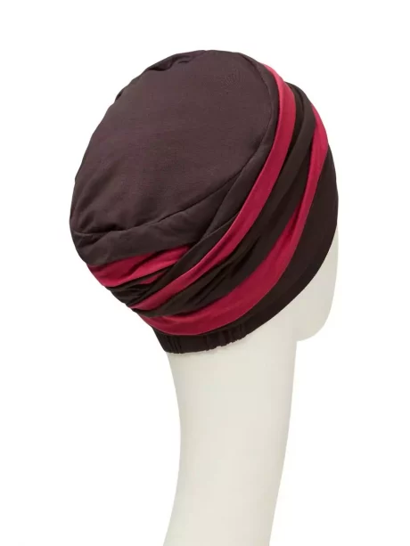 Shanti Turban | Chocolate:Red Bud _03