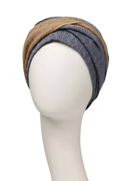 Zoya Turban | Pigeon Blue Mix _01